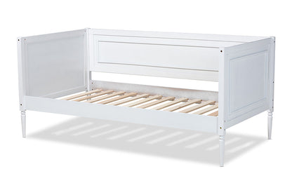 Baxton Studio Daniella Modern and Contemporary White Finished Wood Daybed