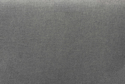 Baxton Studio Abner Modern and Contemporary Transitional Dark Grey Fabric Upholstered and Walnut Brown Finished Wood Twin Size Headboard