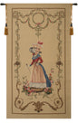 A Lady Waiting European Tapestry