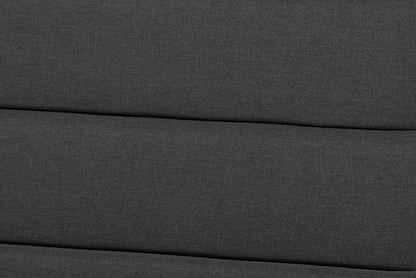 Baxton Studio Jarlan Modern and Contemporary Transitional Charcoal Fabric Upholstered and Walnut Brown Finished Wood Queen Size Platform Bed