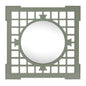 Geometric Lattice Frame Wall Mirror 23.5"SQ