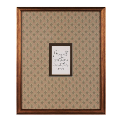 Framed Floral Proverb Wall Art (Set of 3)