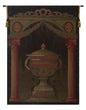 Olde World Filigree Urn Black Belgian Tapestry