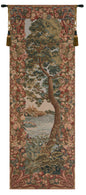 Verdure Castle Landscape Left Tapestry Wall Hanging