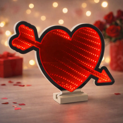 Heart and Arrow Ekkolight 12"H
