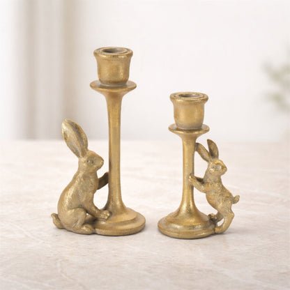 Rabbit Taper Candle Holder (Set of 4)