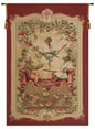 Monkey's Paradise II In Red European Tapestry