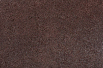 Baxton Studio Christa Mid-Century Modern Transitional Dark Brown Faux Leather Effect Fabric Upholstered and Walnut Brown Finished Wood Sofa