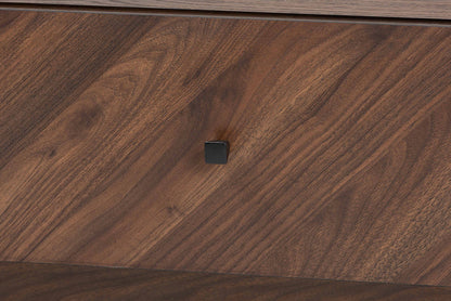 Baxton Studio Hartman Mid-Century Modern Walnut Brown Finished Wood Coffee Table