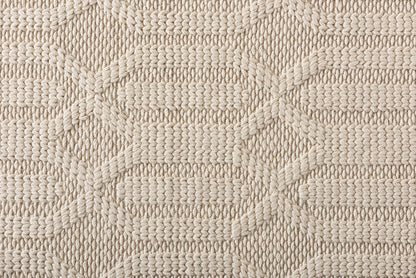 Baxton Studio Murray Modern and Contemporary Ivory Handwoven Wool Area Rug