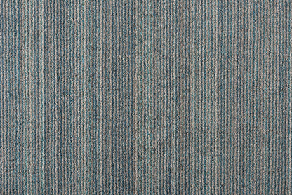 Baxton Studio Aral Modern and Contemporary Blue Handwoven Wool Area Rug