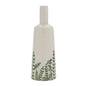 Botanical Stoneware Vase 13"H