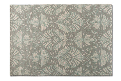 Baxton Studio Morain Modern and Contemporary Grey Hand-Tufted Wool Area Rug