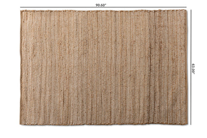 Baxton Studio Osage Modern and Contemporary Natural Handwoven Hemp Blend Area Rug