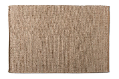 Baxton Studio Michigan Modern and Contemporary Natural Brown Handwoven Hemp Blend Area Rug