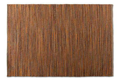 Baxton Studio Michigan Modern and Contemporary Rust Handwoven Hemp Blend Area Rug