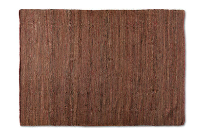 Baxton Studio Flamings Modern and Contemporary Rust Handwoven Hemp Area Rug