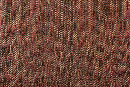 Baxton Studio Flamings Modern and Contemporary Rust Handwoven Hemp Area Rug