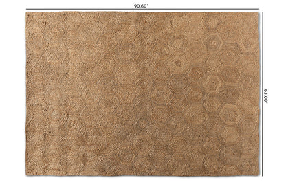Baxton Studio Addison Modern and Contemporary Handwoven Hemp Area Rug