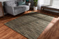 Baxton Studio Shiro Modern and Contemporary Beige and Black Handwoven Hemp Area Rug