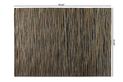 Baxton Studio Shiro Modern and Contemporary Beige and Black Handwoven Hemp Area Rug