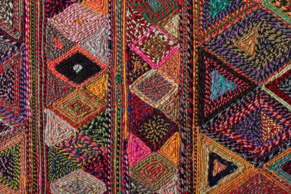 Baxton Studio Bagleys Modern and Contemporary Multi-Colored Handwoven Fabric Area Rug