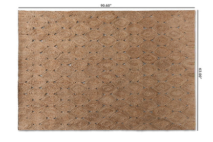 Baxton Studio Addis Modern and Contemporary Handwoven Hemp Area Rug