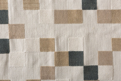 Baxton Studio Barbon Modern and Contemporary Ivory and Grey Handwoven PET Yarn Indoor and Outdoor Area Rug