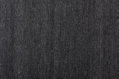Baxton Studio Dalston Modern and Contemporary Dark Grey and Black Handwoven Wool Blend Area Rug