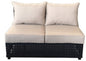 Monterey Outdoor Armless 2 Seater