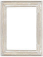 Misty Woods Frame 24x36 Distressed White Wash