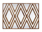 Modern Aspen 3 Diamond Multi 55 Mirror