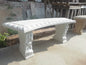 Hunan White Marble Bench