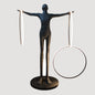 Sculpture holding rings