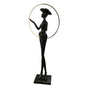 Western Lady Silouette