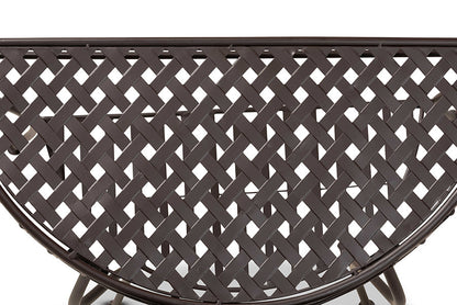 Baxton Studio Laraine Modern and Contemporary Black Metal Outdoor Console Table
