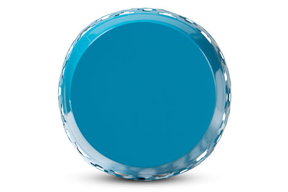 Baxton Studio Branson Modern and Contemporary Blue Finished Metal Outdoor Side Table