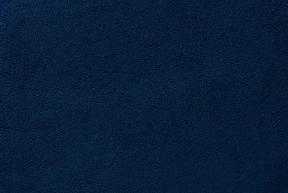 Baxton Studio Chaela Contemporary Glam and Luxe Navy Blue Velvet Fabric Upholstered and Gold Finished Metal Ottoman