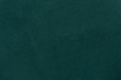 Baxton Studio Chaela Contemporary Glam and Luxe Green Velvet Fabric Upholstered and Gold Finished Metal Ottoman