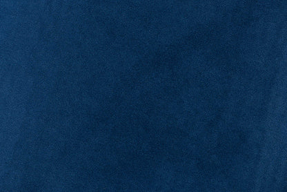 Baxton Studio Thurman Contemporary Glam and Luxe Navy Blue Velvet Fabric Upholstered and Gold Finished Metal Ottoman
