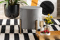 Baxton Studio Thurman Contemporary Glam and Luxe Grey Velvet Fabric Upholstered and Gold Finished Metal Ottoman