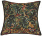Animals with Aristoloches Green French Cushion