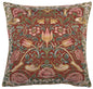 Roses and Birds Red French Cushion