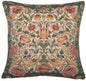 Roses and Birds White French Cushion