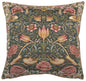 Roses and Birds Blue French Cushion