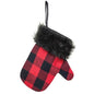 Red & Black Buffalo Check Mitten Gift Pocket (Pack of 4)