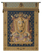 Napolean Dark Blue Belgian Tapestry Wall Art