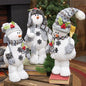 Plush Standing Snowman W/Hat & Scarf  G2356200 By CWI Gifts