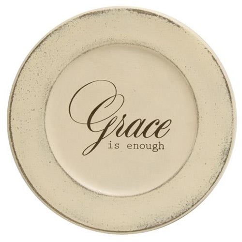 Grace Is Enough Round Plate 3 asstd. (Pack of 3)