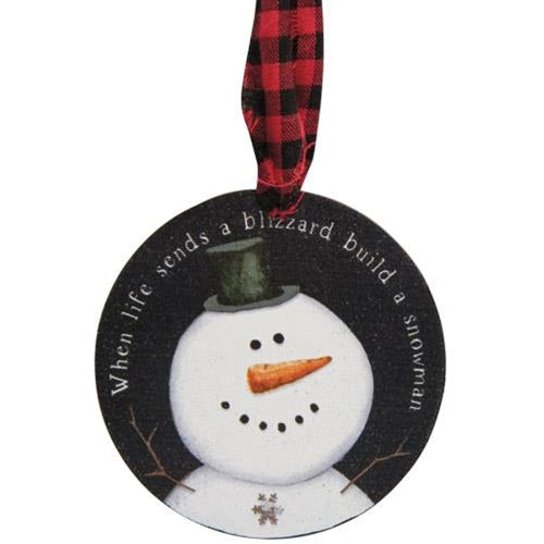 3/Set Happy Snowman Ornaments  (Pack of 4)